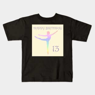 Ballet 13th Birthday Kids T-Shirt